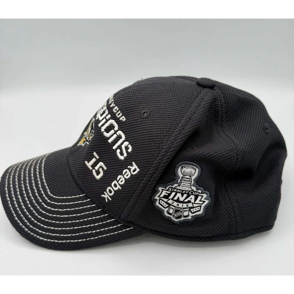 NHL 2015 Stanley Cup Champs Pittsburgh Penguins Snapback Cap Hat Reebok